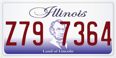 IL license plate Z797364