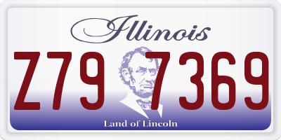 IL license plate Z797369