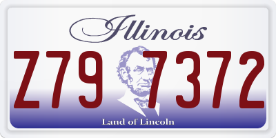 IL license plate Z797372