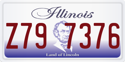 IL license plate Z797376