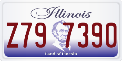 IL license plate Z797390