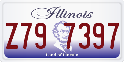 IL license plate Z797397