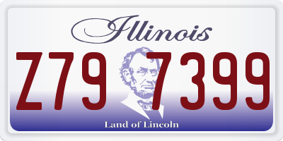IL license plate Z797399