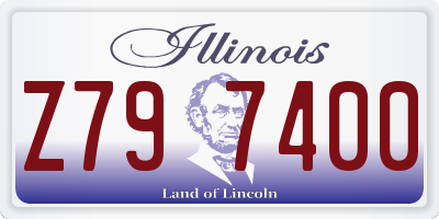 IL license plate Z797400