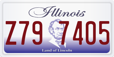 IL license plate Z797405