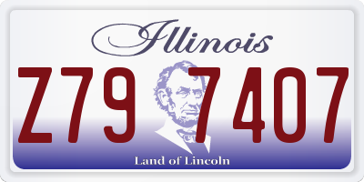 IL license plate Z797407