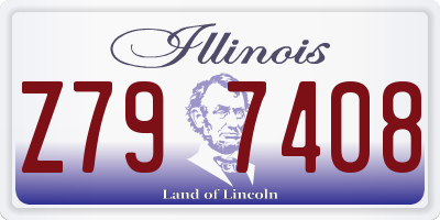 IL license plate Z797408