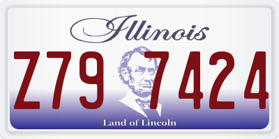 IL license plate Z797424
