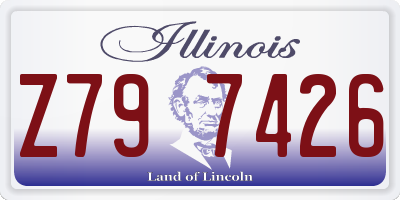 IL license plate Z797426