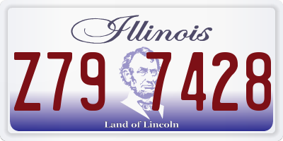IL license plate Z797428