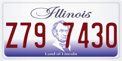 IL license plate Z797430