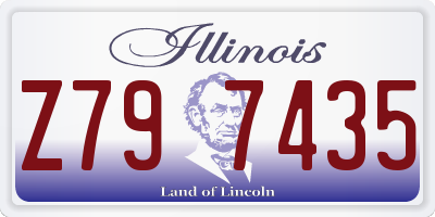 IL license plate Z797435