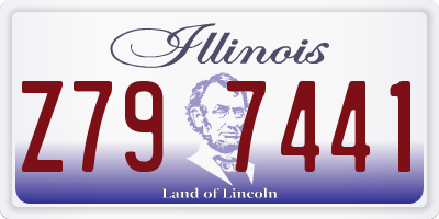 IL license plate Z797441