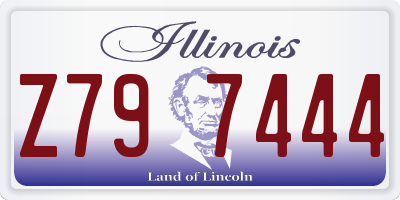 IL license plate Z797444