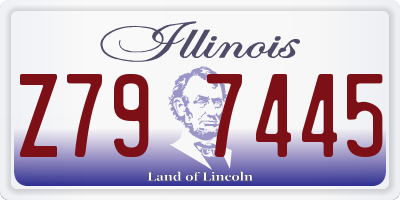 IL license plate Z797445