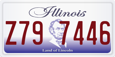 IL license plate Z797446