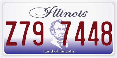 IL license plate Z797448