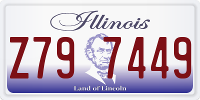 IL license plate Z797449