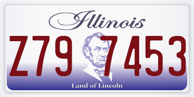 IL license plate Z797453