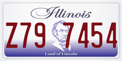 IL license plate Z797454