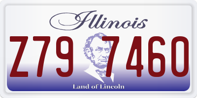 IL license plate Z797460