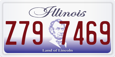 IL license plate Z797469