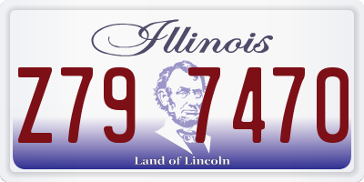 IL license plate Z797470