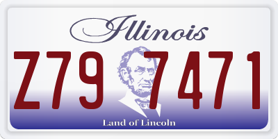 IL license plate Z797471