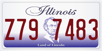 IL license plate Z797483