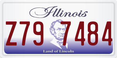 IL license plate Z797484