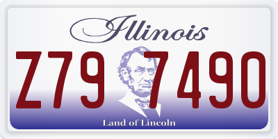 IL license plate Z797490