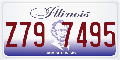 IL license plate Z797495