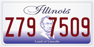 IL license plate Z797509