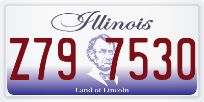 IL license plate Z797530