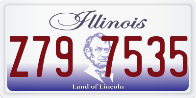 IL license plate Z797535