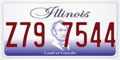 IL license plate Z797544