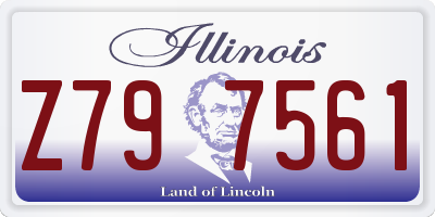IL license plate Z797561