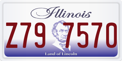 IL license plate Z797570