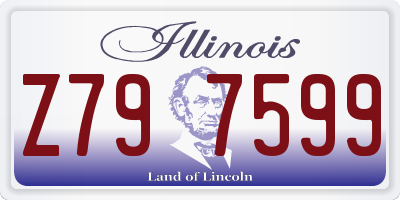 IL license plate Z797599