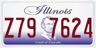 IL license plate Z797624