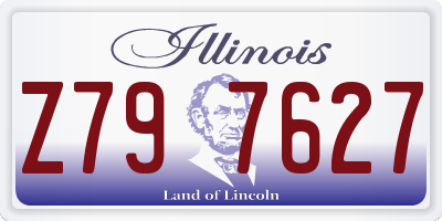 IL license plate Z797627