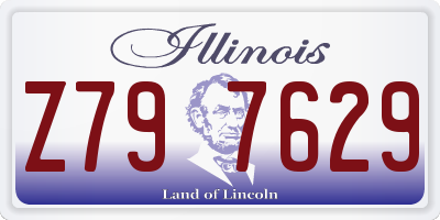 IL license plate Z797629