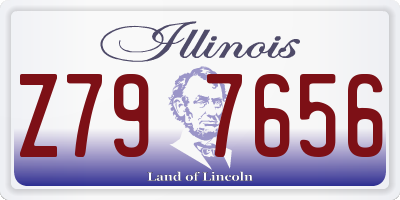 IL license plate Z797656