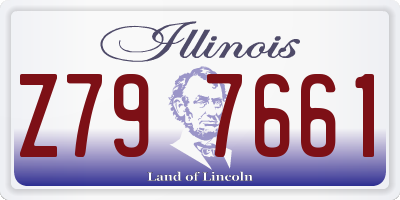 IL license plate Z797661