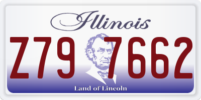 IL license plate Z797662