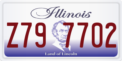 IL license plate Z797702