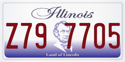 IL license plate Z797705