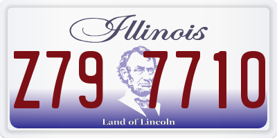 IL license plate Z797710