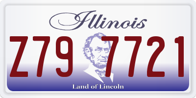 IL license plate Z797721