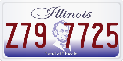IL license plate Z797725